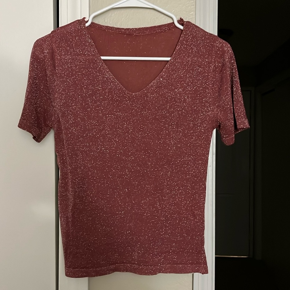 Shimmer top